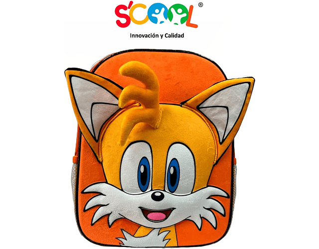 Mochila Kids 3D con Capucha Colitas