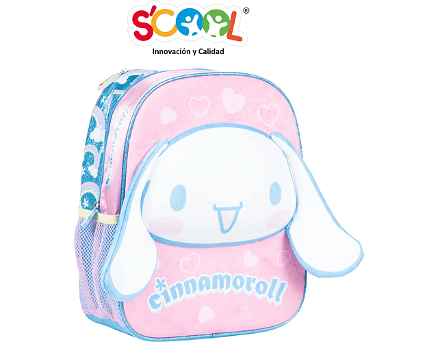 Mochila Kids 3D con Capucha Cinnamoroll