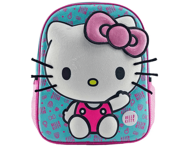 Mochila Kids 3D con Capucha Hello Kitty