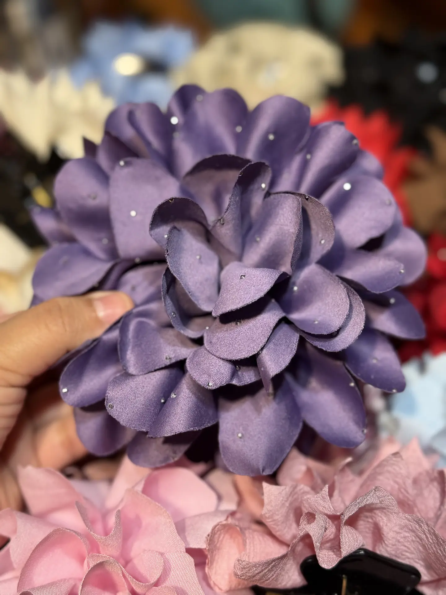 Flor morada grande 1