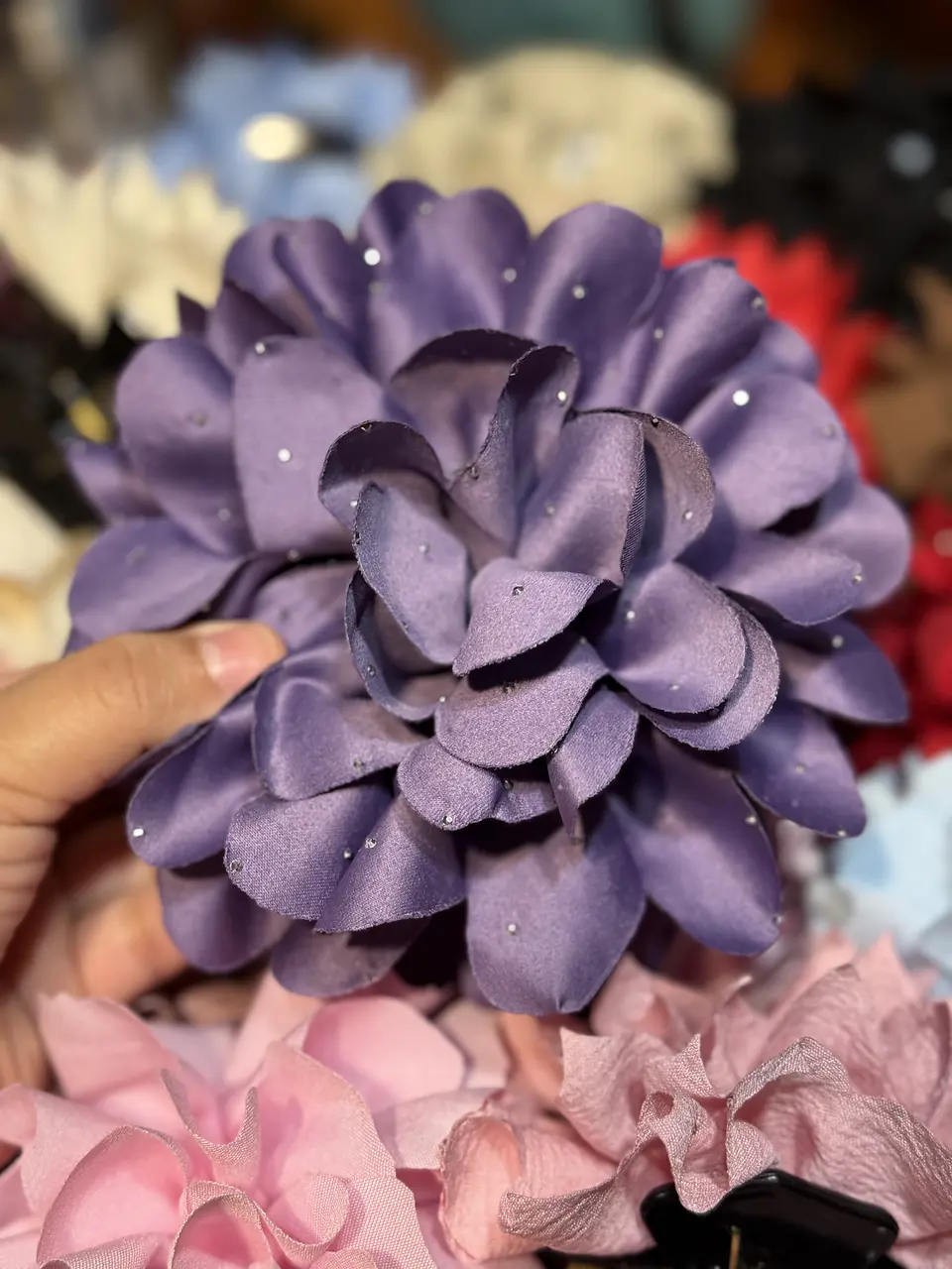 Flor morada grande 1