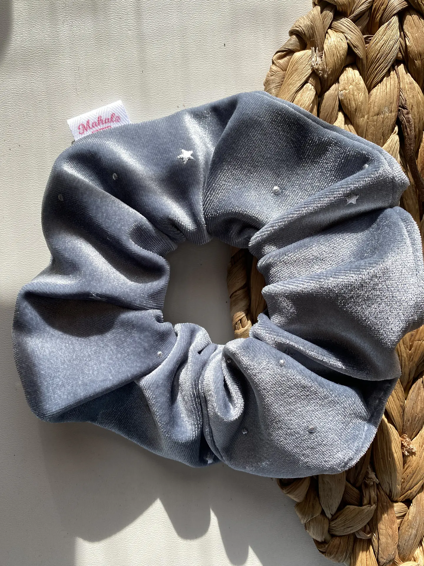 Colet terciopelo gris destellos 1