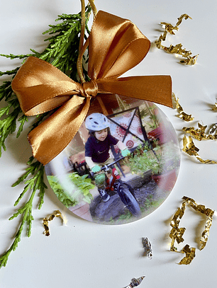 Esfera plana con fotos