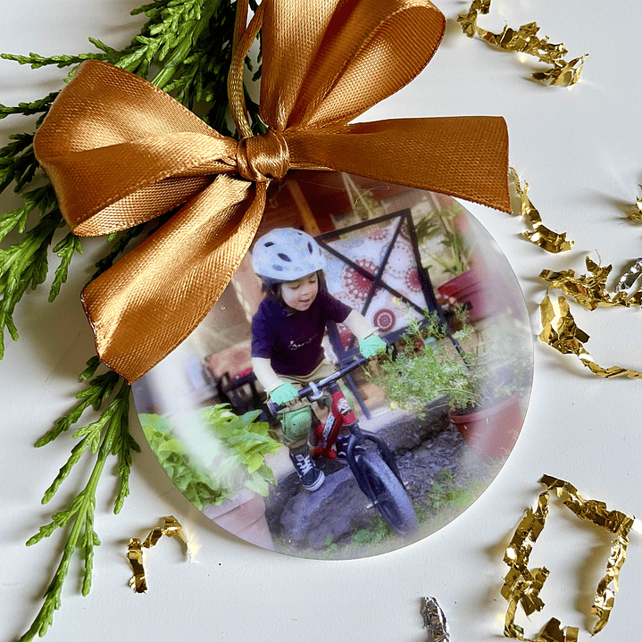 Esfera plana con fotos 1