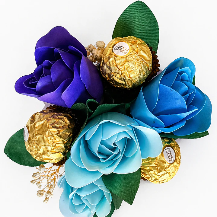 Tazón con rosas de jabón  1