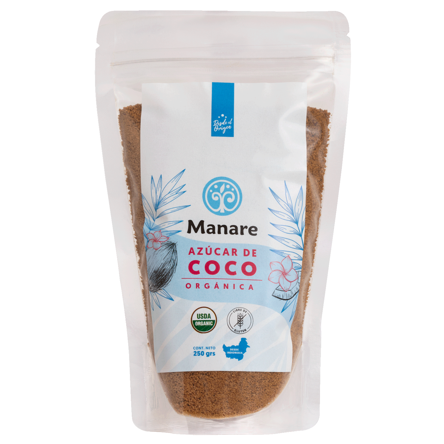 Azúcar de Coco Orgánica 250 grs