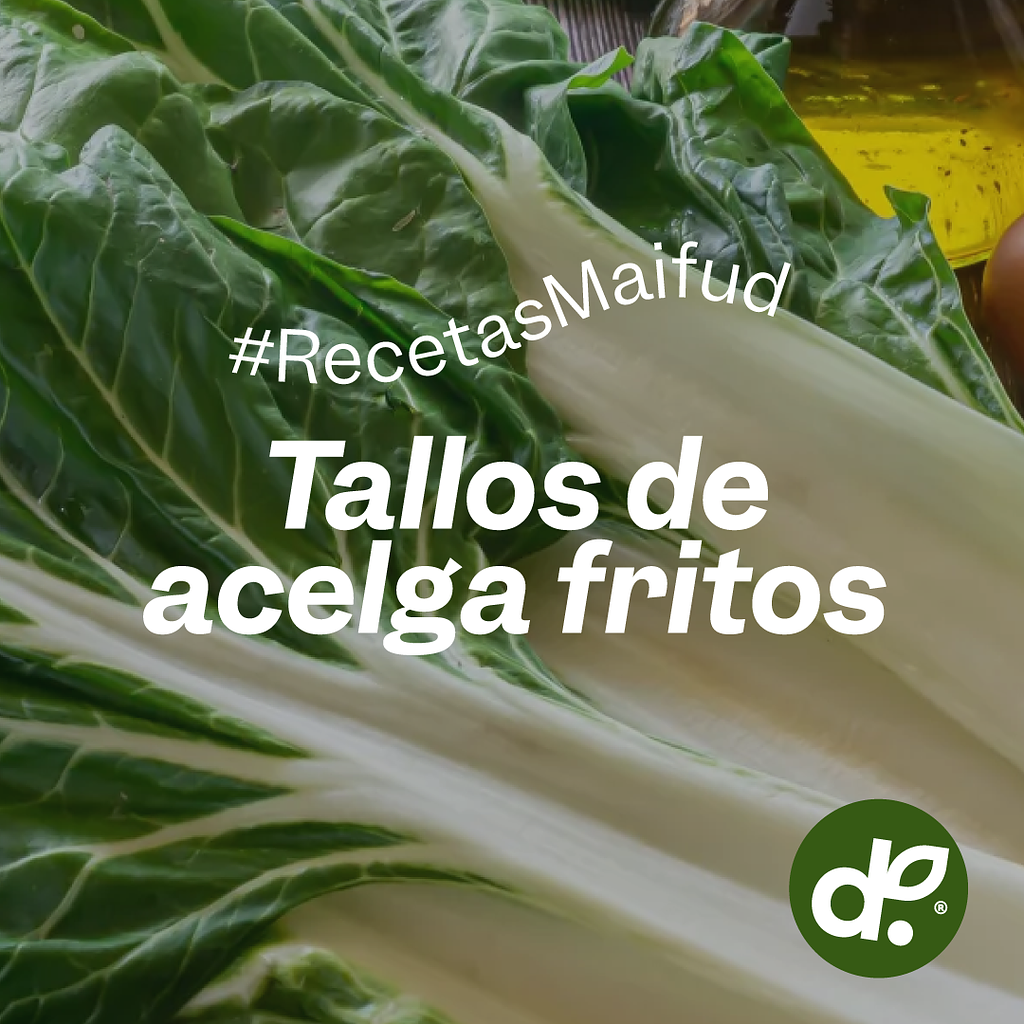 Tallos de acelga fritos