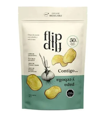 Chips de Papas Cebolla Flip Flip 30 grs
