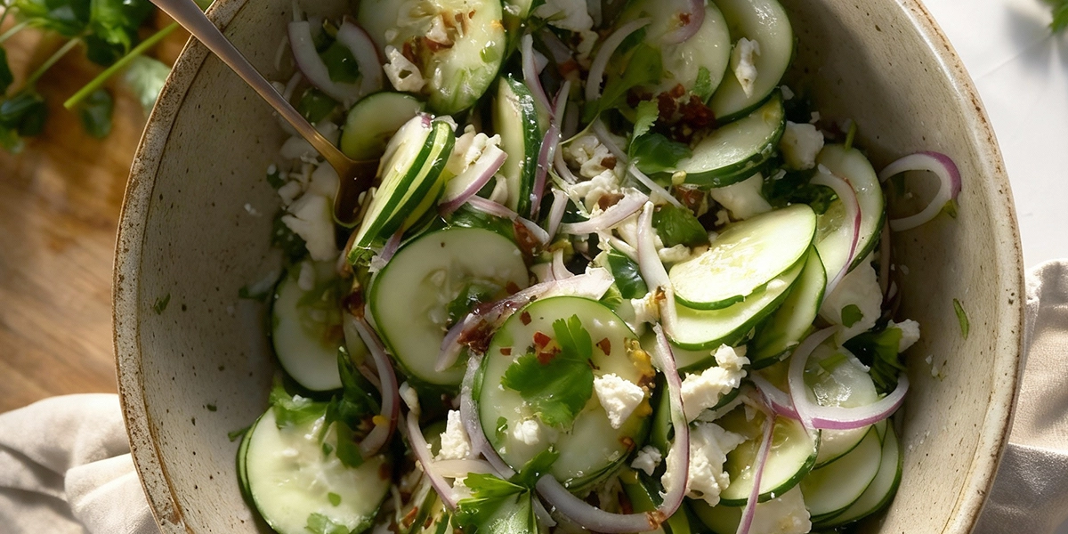 Ensalada de Pepino: Receta Fácil para Aprovechar tus Verduras