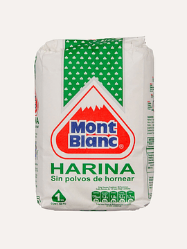 Harina Mont Blanc S/Polvos 1 Kg