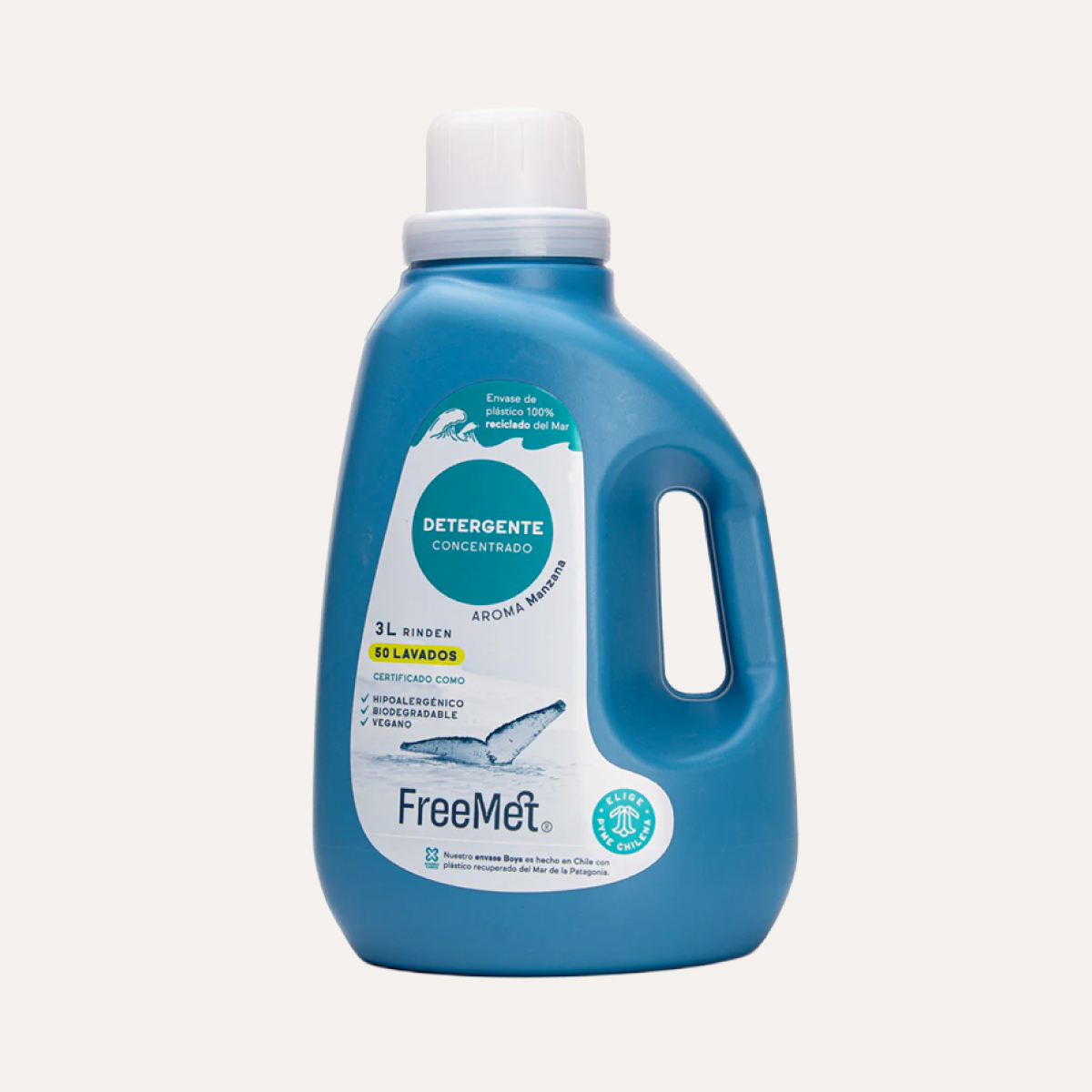 Detergente de Ropa Concentrado FreeMet 3L