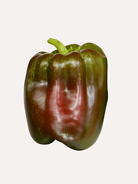 1 Un Pimentón Verde/Rojo