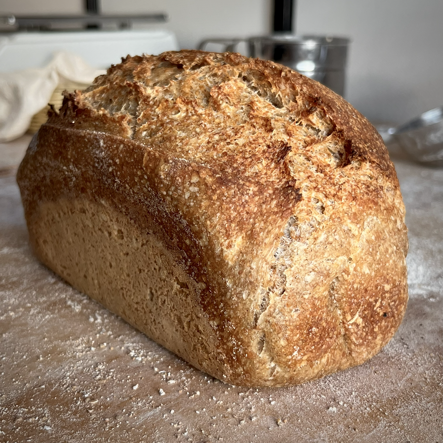 Pan Semi-Integral de Masa Madre