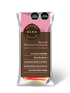 Barra Alea Almendra Frambuesa 60 Grs
