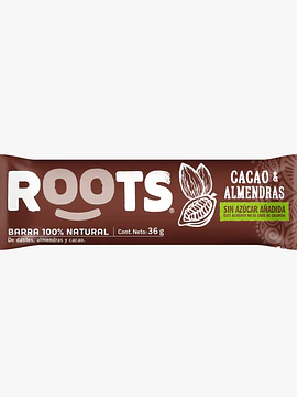 Barra Roots Cacao & Almendras 30 Grs