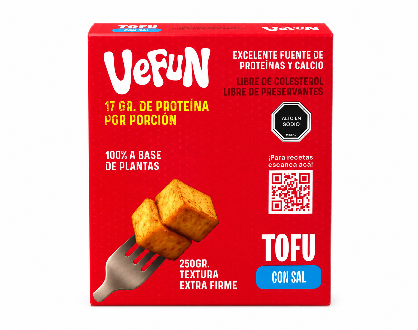 Tofu con Sal Vefun 250 grs