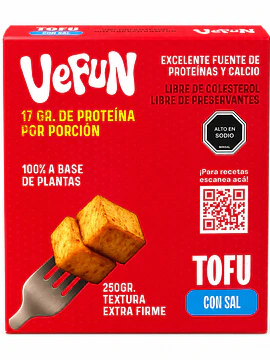 Tofu con Sal Vefun 250 grs