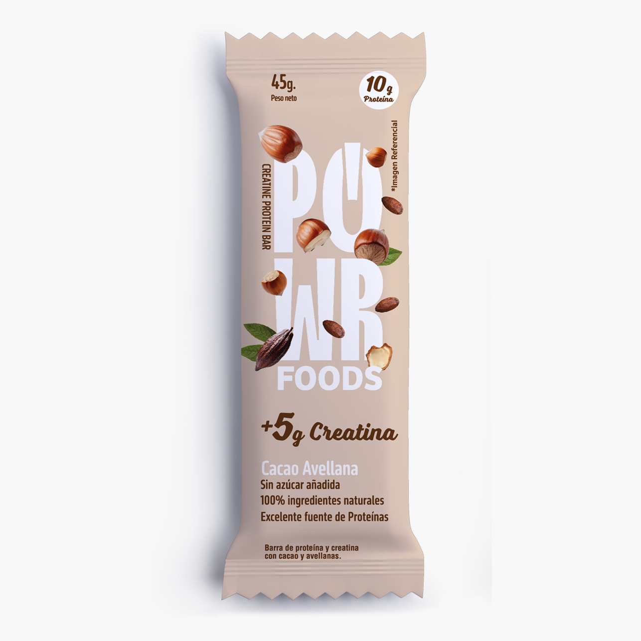 Barra Power Foods Cacao 45 grs