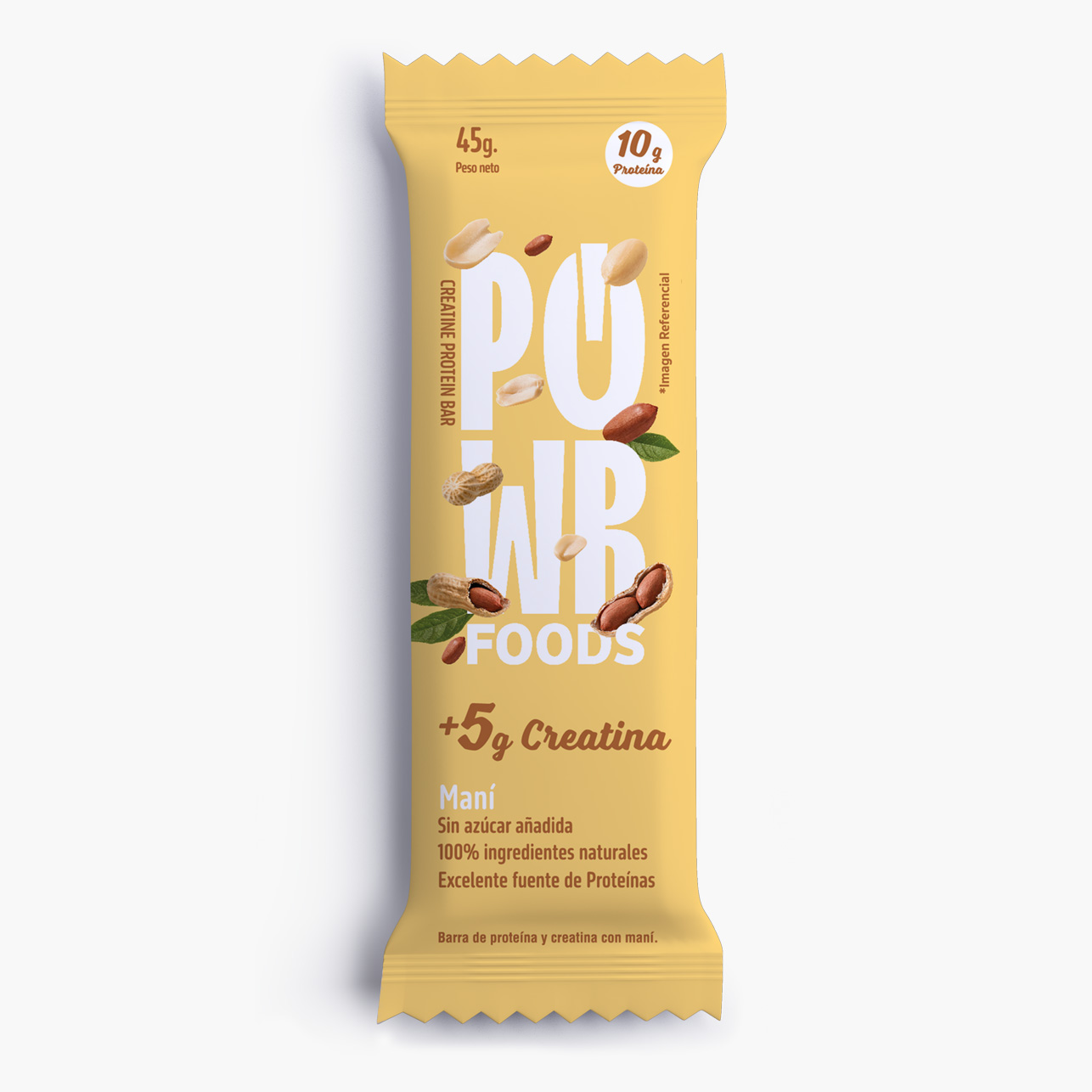 Barra Power Foods Maní 45 grs