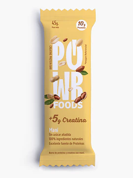 Barra Power Foods Maní 45 grs