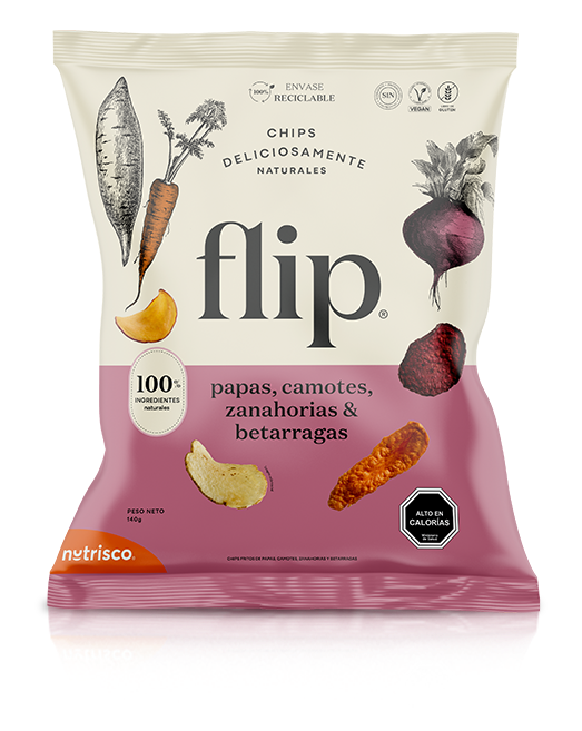 Chips Papa Camote Flip Flip 30 grs