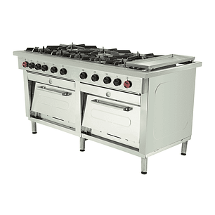 Cocina 8 Pl.+ 2 hornos +.Chq. GLP