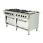 Cocina 8 Pl.+ 2 hornos +.Chq. GLP - Miniatura 1