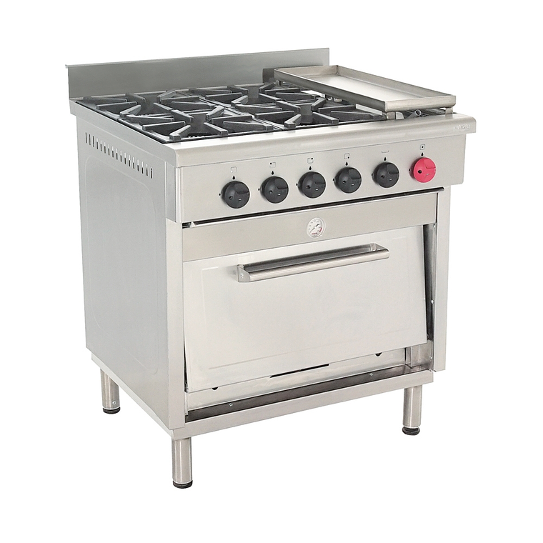 Cocina  4 Pl.+ 1 Horno + Chq. GLP 2