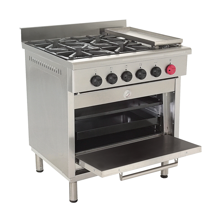 Cocina  4 Pl.+ 1 Horno + Chq. GLP 3