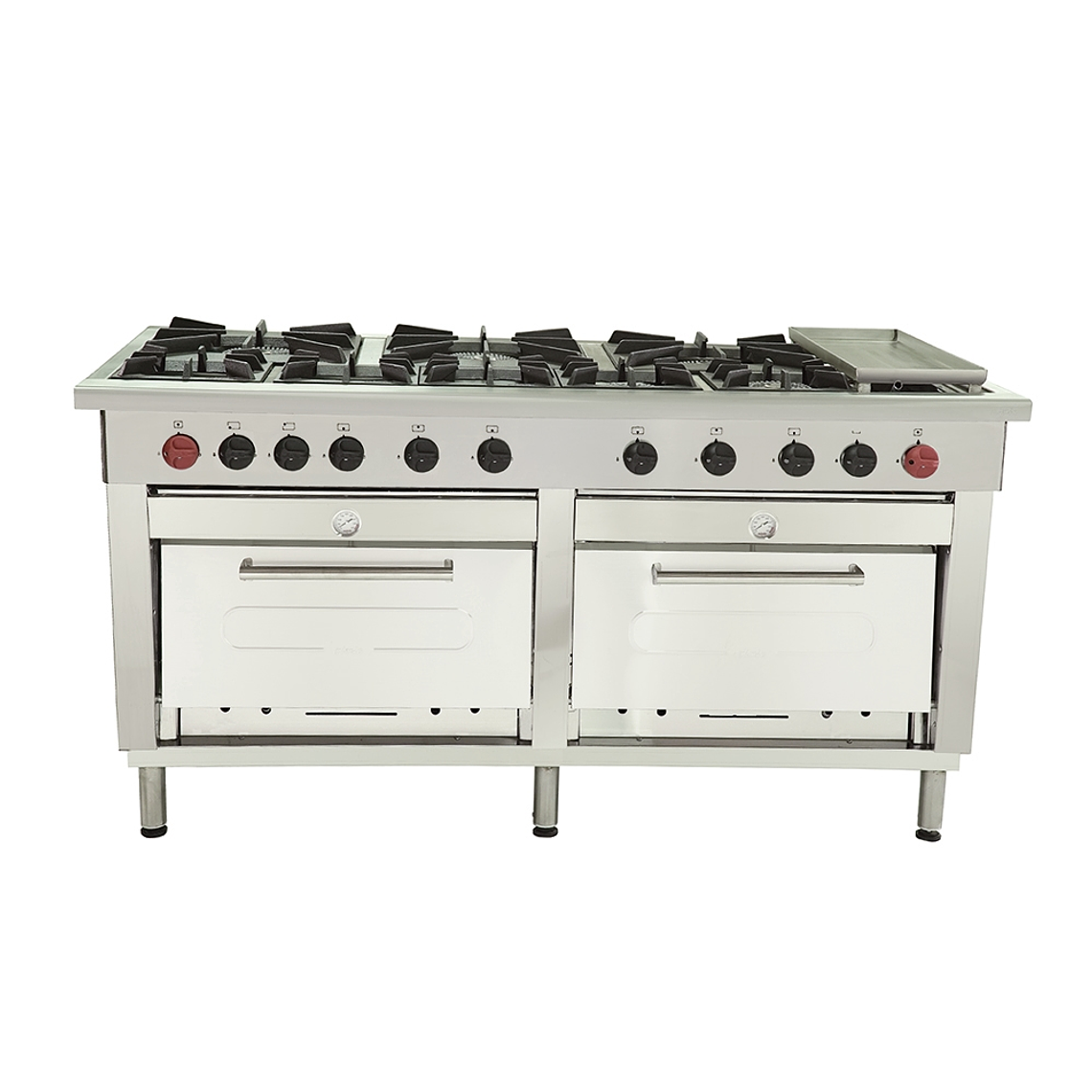 Cocina 8 Pl.+ 2 hornos +.Chq. GLP 3