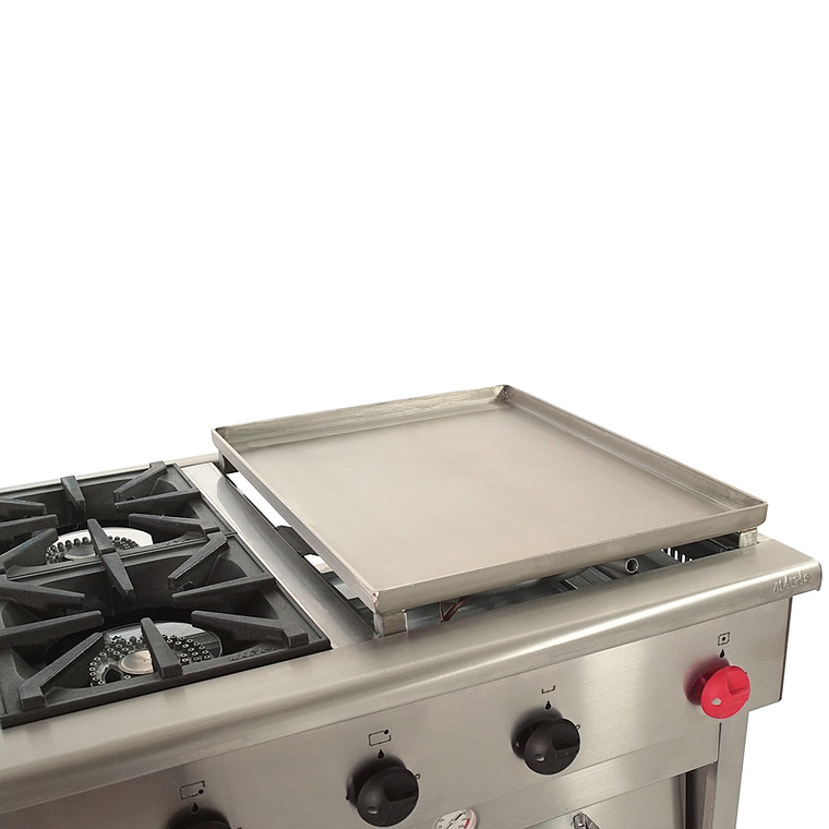 Cocina 6Pl. + 2 horno + Chq.Grande GLP 3