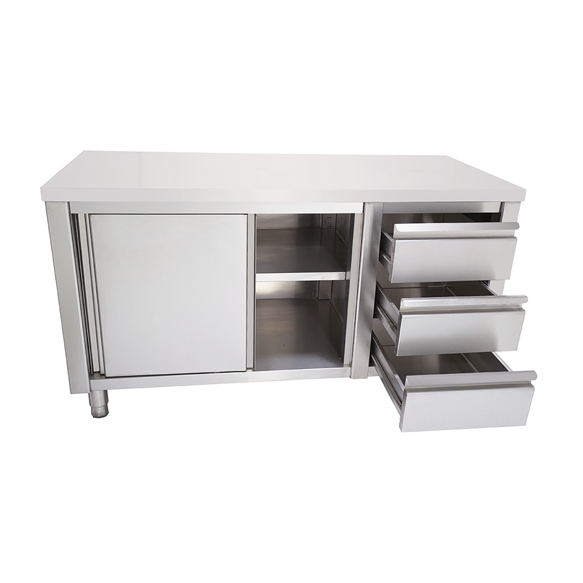 Meson cerr. 3 cajones 1500x600x850mm 2