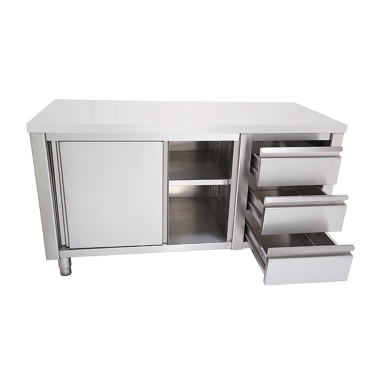 Meson cerr. 3 cajones 1500x600x850mm 2