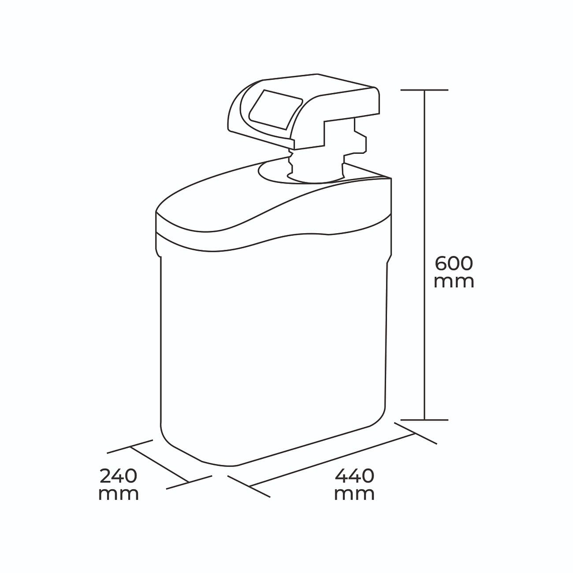 Ablandador de agua 12 lt. 2