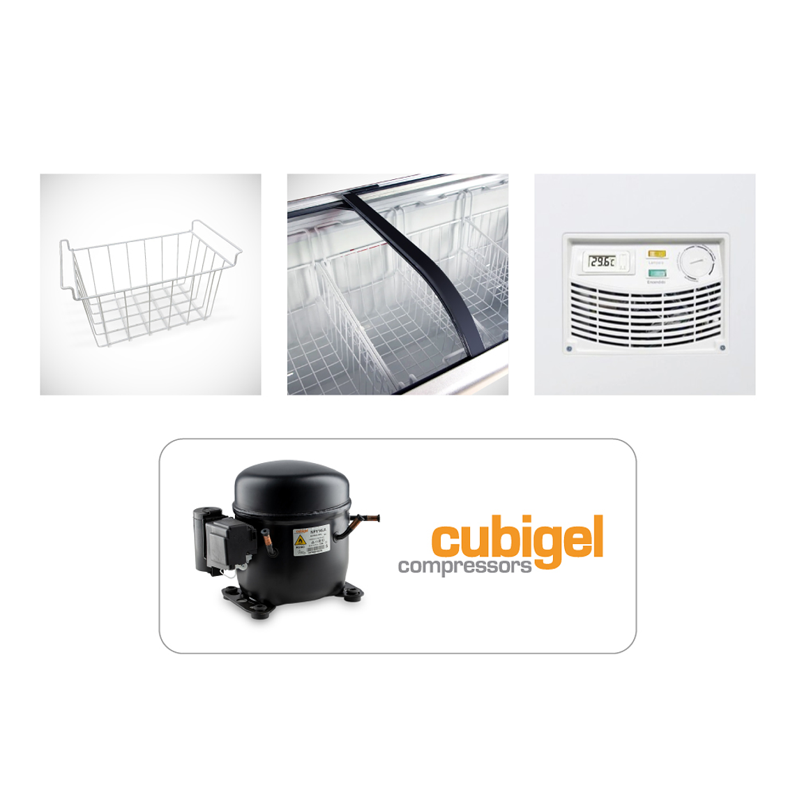 Congelador Isla 650 lts. V C 3