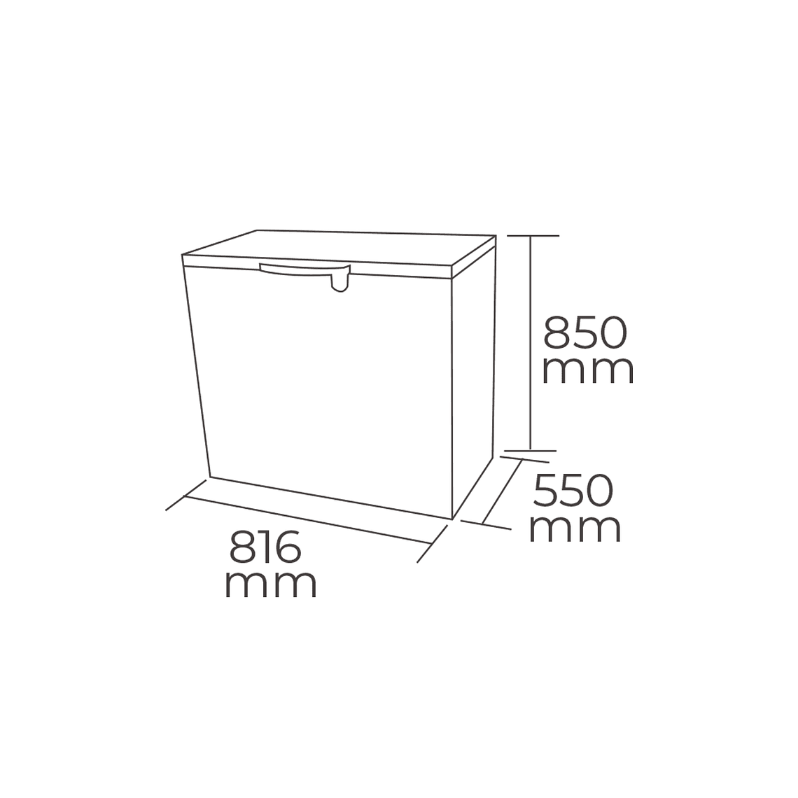 Congelador dual tapa dura 203LT 4