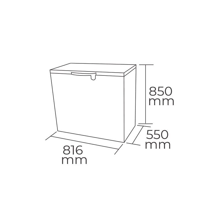 Congelador dual tapa dura 203LT 4