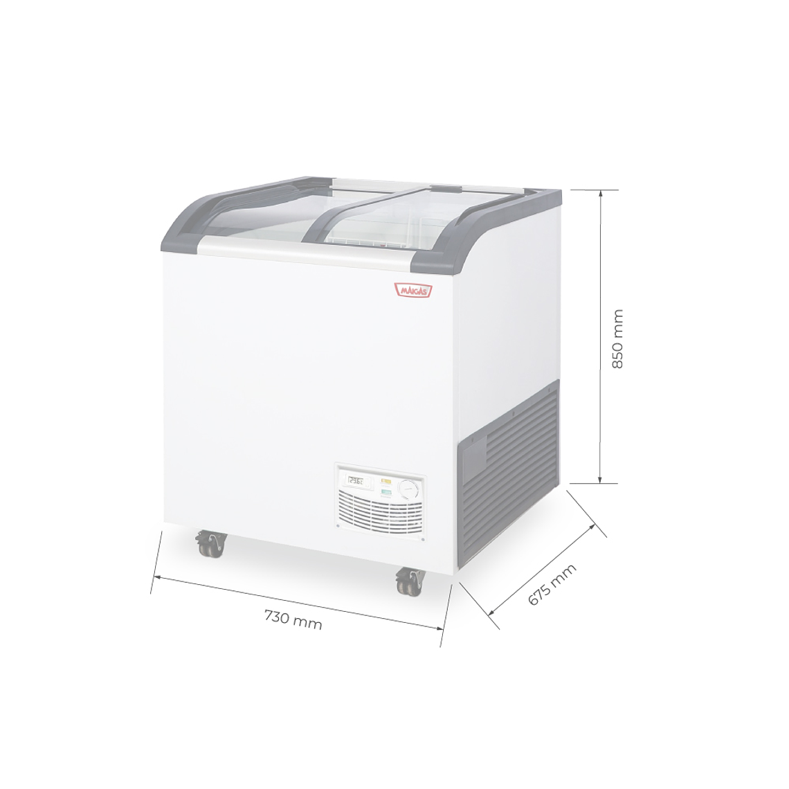 CONGELADOR TIPO ISLA 163 LTS. 5