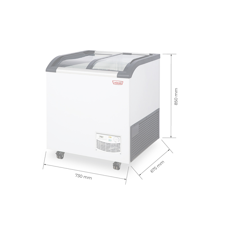 CONGELADOR TIPO ISLA 163 LTS. 5