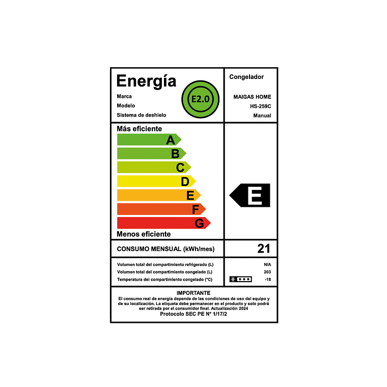 Congelador dual tapa dura 203LT 7