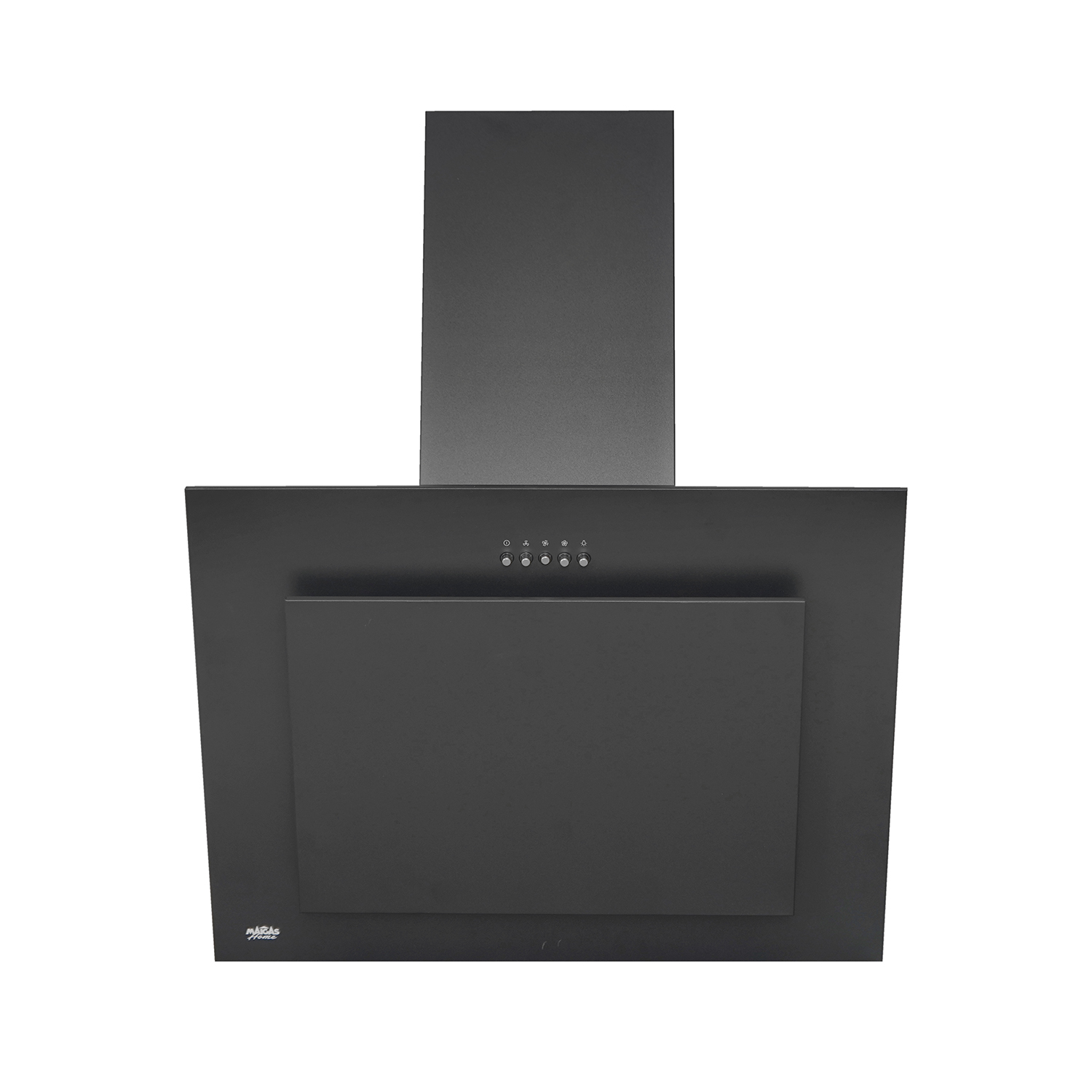 CAMPANA METAL NEGRO CONTROL BOTON - Retaildigital.cl
