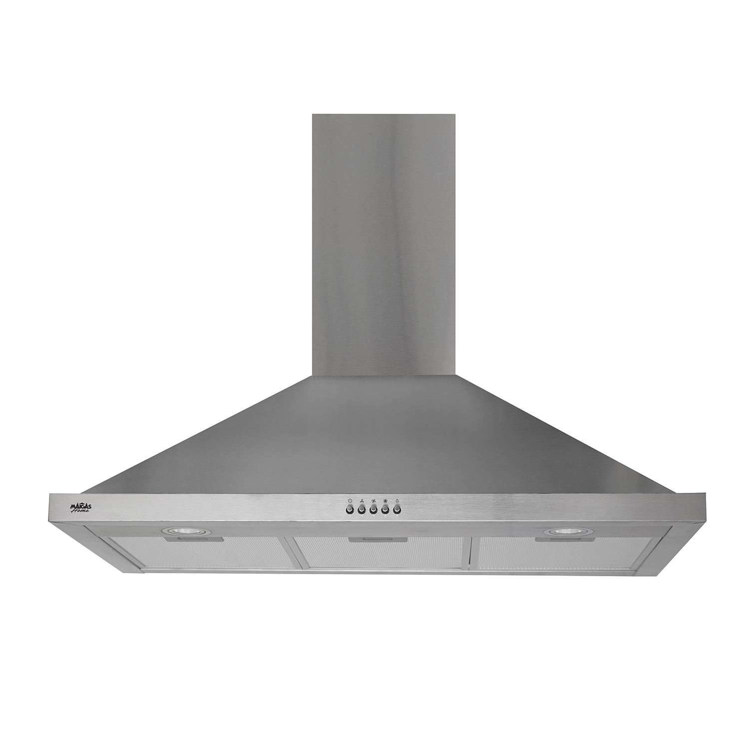 CAMPANA PIRAMIDAL INOX CONTROL BOTON 90CM - Retaildigital.cl