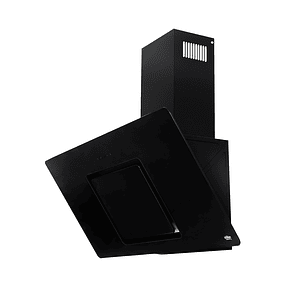 CAMPANA VIDRIO NEGRO CONTROL BOTON 90CM