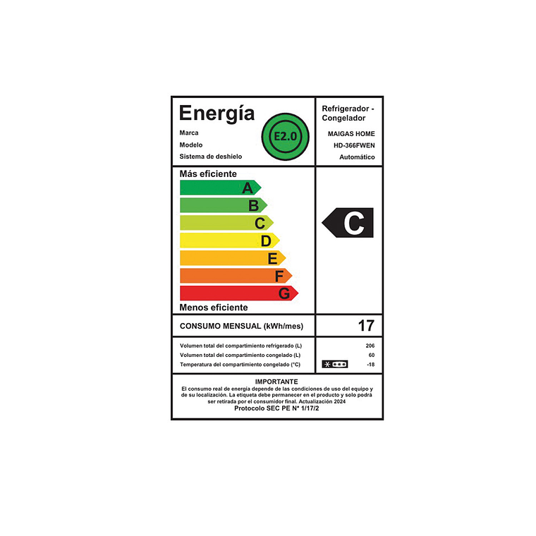 Refrigerador No Frost 266 lt. 7