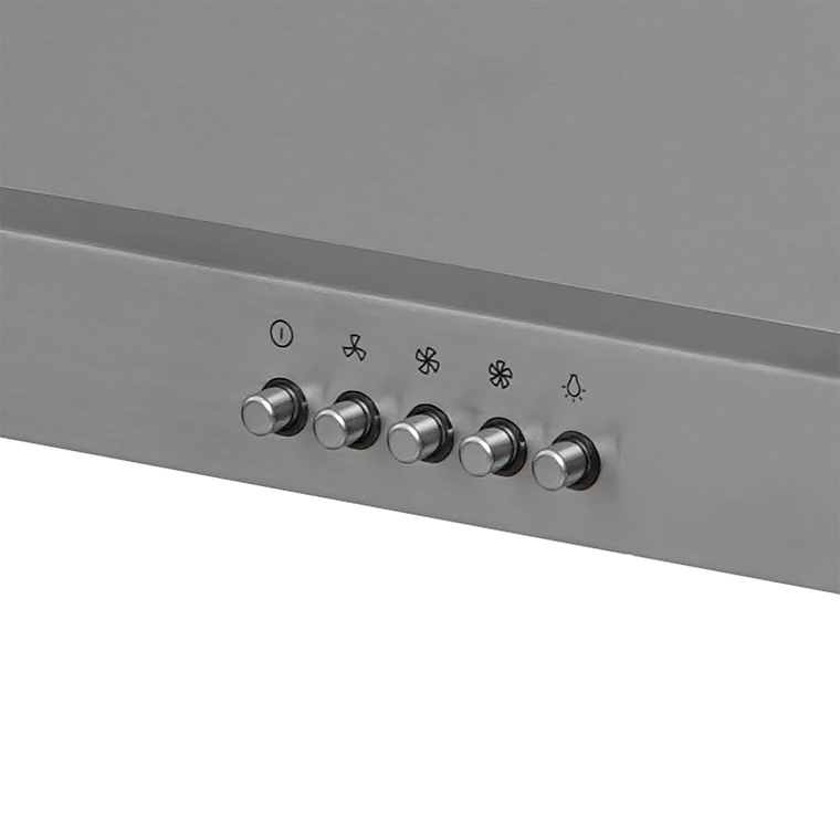 CAMPANA PIRAMIDAL INOX CONTROL BOTON 60CM 6