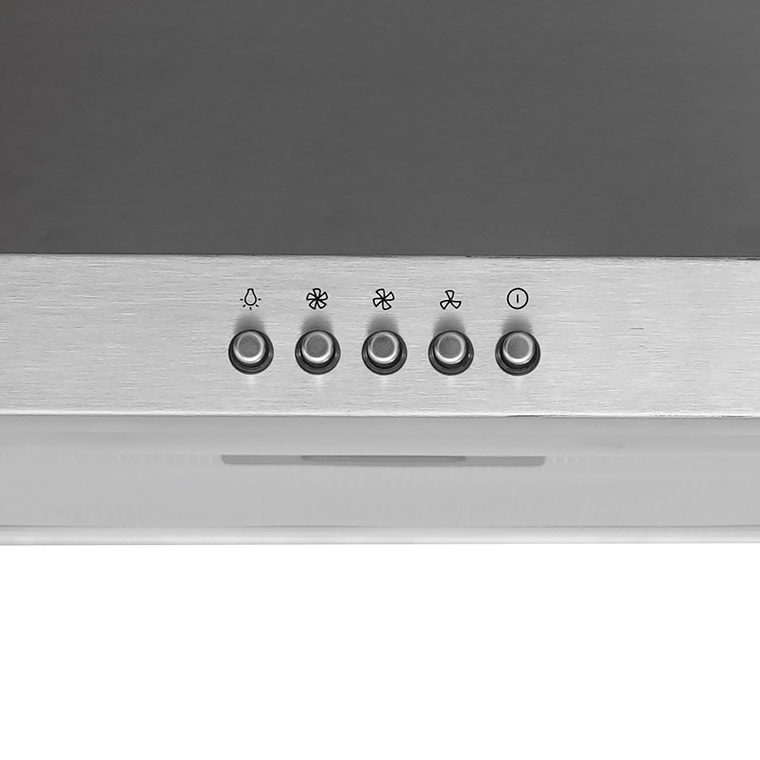 CAMPANA PIRAMIDAL INOX CONTROL BOTON 90CM 5