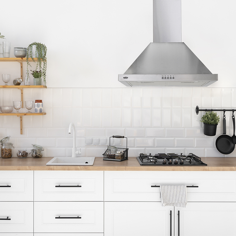 CAMPANA PIRAMIDAL INOX CONTROL BOTON 60CM 7