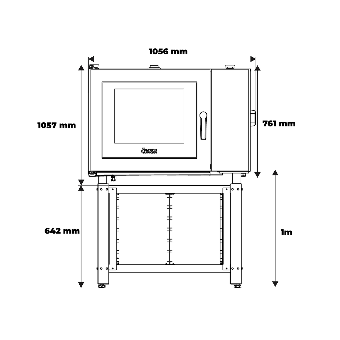 HORNO COMBI 10 GN 1/1  PRATICA 7
