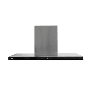 CAMPANA RECTANGULAR TOUCH FRENTE INOX 90CM