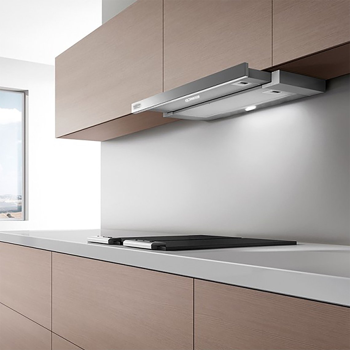 CAMPANA RETRACTIL AUTOMATICA GRIS 7